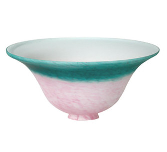 Pate-De-Verre Bell Shade in Antique Copper (57|14632)