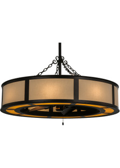 Smythe Craftsman 12 Light Chandel-Air in Oiled Bronze (57|146241)