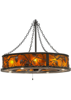 Whispering Pines 16 Light Chandel-Air in Oil Rubbed Bronze Oiled Bronze//Dark Oak Blades (57|146167)