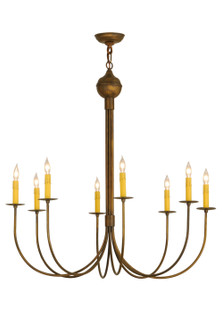 Cheal Eight Light Chandelier in Antique Brass Matte (57|146054)