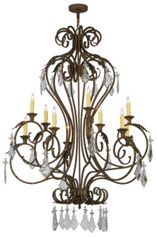Josephine Ten Light Chandelier in Pompeii Gold (57|145747)