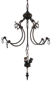 Inverted Pendant Hardware Three Light Hardware in Mahogany Bronze (57|145488)