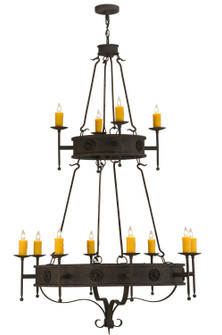 Lorenzo 12 Light Pendant in Distressed Chestnut (57|145419)