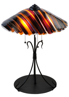 Metro Fusion Three Light Table Lamp in Textured Black (57|144649)
