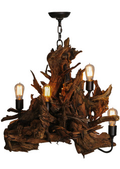 Driftwood Five Light Chandelier in Mahogany Bronze (57|144569)