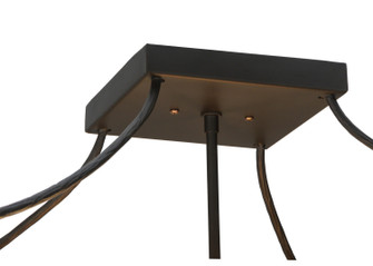 Fulton Four Light Semi- Flush Mount Hardware in Oil Rubbed Bronze (57|144263)