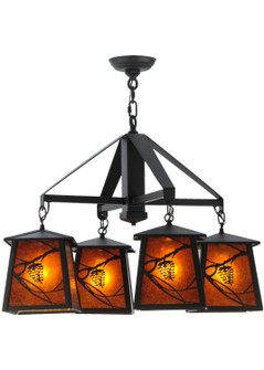 Whispering Pines Four Light Chandelier in Oil Rubbed Bronze (57|143500)