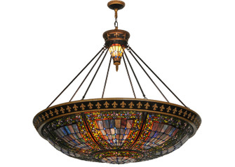 Fleur-De-Lis Ten Light Pendant in Copper Vein & Nu Gold (57|143495)