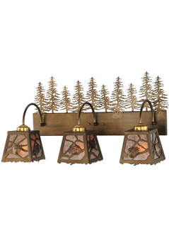 Spruce Pine Three Light Vanity in Antique Copper (57|143443)