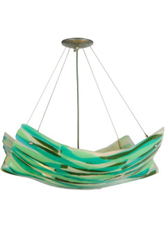 Metro Fusion Four Light Inverted Pendant in Nickel (57|142473)