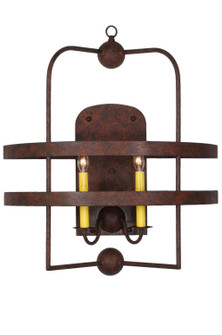 Aldari Two Light Wall Sconce in Rusty Nail (57|142242)