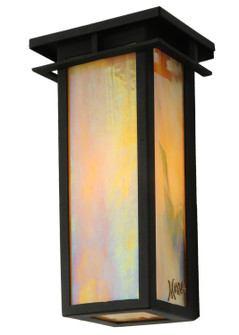 Portico One Light Wall Sconce in Black Metal (57|142020)