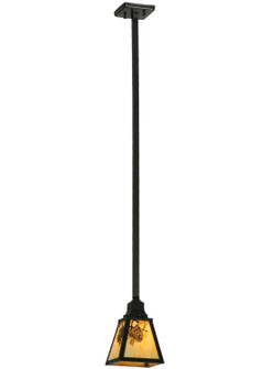 Winter Pine One Light Pendant in Craftsman Brown Craftsman Brown (57|141857)
