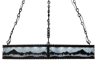 Mountain Range 36 Light Chandelier in Black Metal,Custom (57|141804)