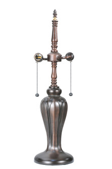 Tulip Vase Two Light Table Base Hardware in Mahogany Bronze (57|14177)