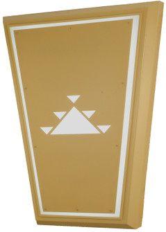 Win River Casino LED Outdoor Wall Sconce in Tan Gloss Powdercoat (57|141073)