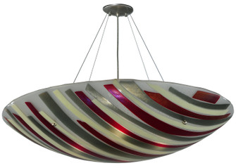 Metro Fusion Four Light Inverted Pendant in Brushed Nickel (57|140260)