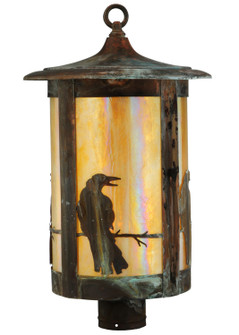 Fulton One Light Post Mount in Vintage Copper (57|139412)