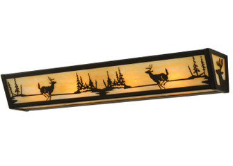 Deer at Lake Four Light Vanity in Timeless Bronze (57|139230)