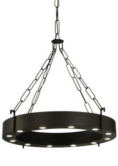 Bangle 12 Light Chandelier in Wrought Iron (57|138986)