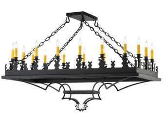 Asen 18 Light Pendant in Costello Black (57|138898)