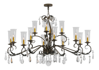 Windsor 14 Light Chandelier in French Bronze (57|138846)