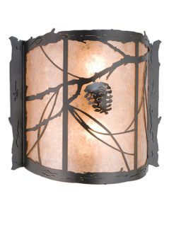 Whispering Pines Two Light Wall Sconce in Pewter (57|13875)