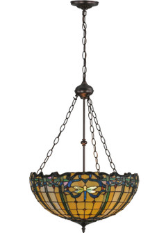 Dragonfly 20'' Pendant in Mahogany Bronze (57|138577)