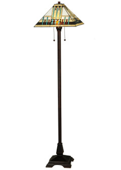 Prairie Peaks Two Light Floor Lamp in Mahogany Bronze (57|138129)