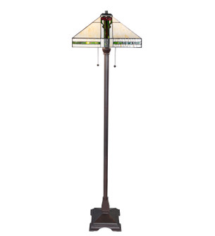Parker Poppy Two Light Floor Lamp in Mahogany Bronze (57|138127)