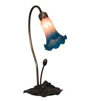 Pink/Blue One Light Accent Lamp in Mahogany Bronze (57|13801)