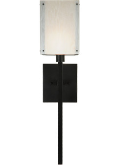 Kesara One Light Wall Sconce in Black Metal (57|137443)