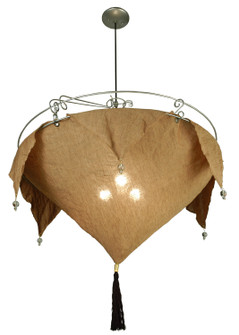 Strathallan Double Tree Three Light Pendant in Sparkle Silver (57|136916)