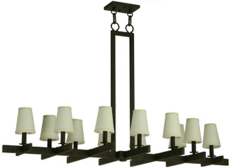 Dante 12 Light Chandelier in Coffee Bean (57|136572)