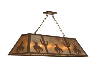 Trails End Nine Light Oblong Pendant in Cafe-Noir (57|135573)