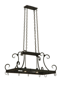 Caiden Two Light Pot Rack in Chestnut (57|134575)