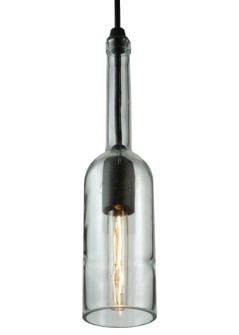 Wine Bottle One Light Mini Pendant in Textured Black (57|134167)