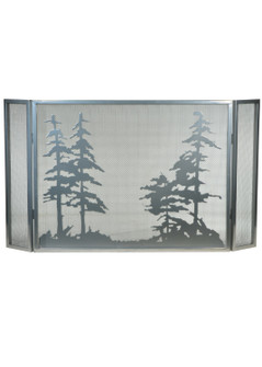 Tall Pines Fireplace Screen in Extreme Chrome (57|133721)
