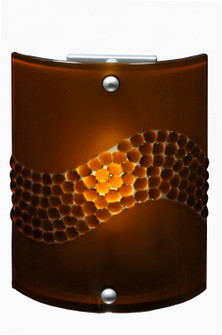Metro Fusion One Light Wall Sconce in Amber/Pebbles (57|133700)