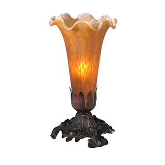 Amber Pond Lily One Light Accent Lamp in Mahogany Bronze (57|13359)