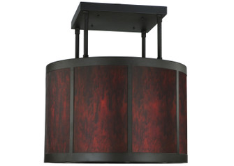 Cilindro Eight Light Semi-Flushmount in Black Metal,Custom,Oil Rubbed Bronze (57|133449)