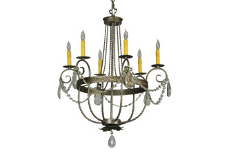 Antonia Six Light Chandelier in Corinth (57|133148)