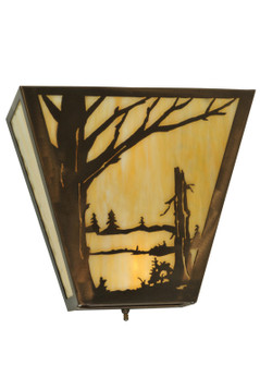 Quiet Pond Two Light Wall Sconce in Antique Copper (57|133140)