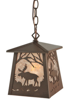 Moose At Dawn One Light Mini Pendant in Cafe Noir (57|133124)