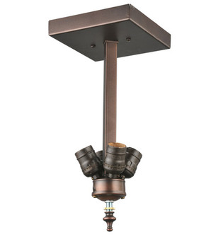 Mission Four Light Flushmount in Mahogany Bornze (57|132321)