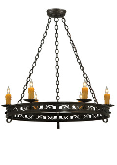 Sagebrush Six Light Chandelier in Gilded Tobacco (57|131389)