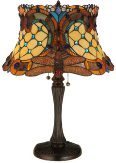 Hanginghead Dragonfly Two Light Table Lamp in Mahogany Bronze (57|130762)