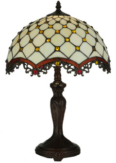 Jeweled Katherine One Light Table Lamp in Mahogany Bronze (57|130761)