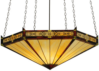 Peaches Six Light Inverted Pendant in Mahogany Bronze (57|130188)