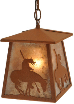 Trails End One Light Pendant in Rust (57|129681)